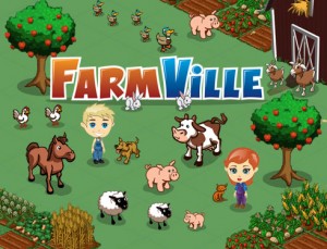 Online hra Farmville na Facebook.com