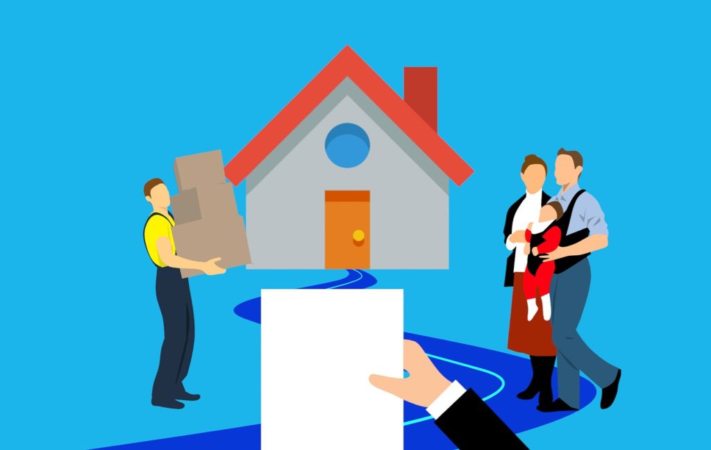 House Moving Contract Box Family
