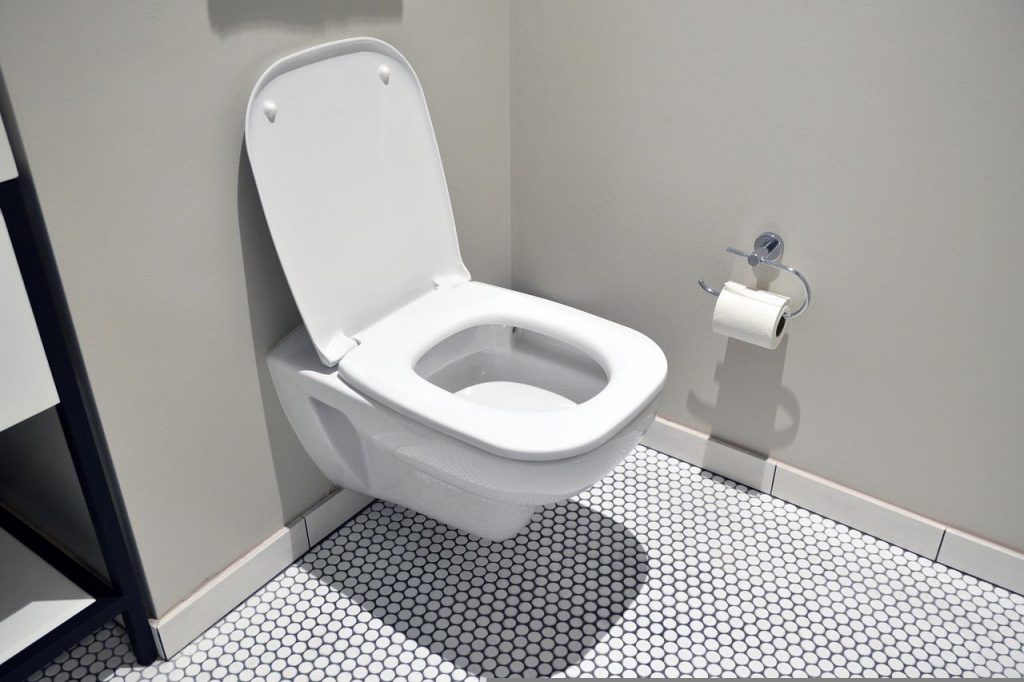 Hotel Toilet White Tile Floor  - islandworks / Pixabay