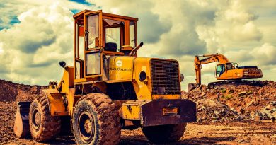 bulldozer, excavator, heavy machine