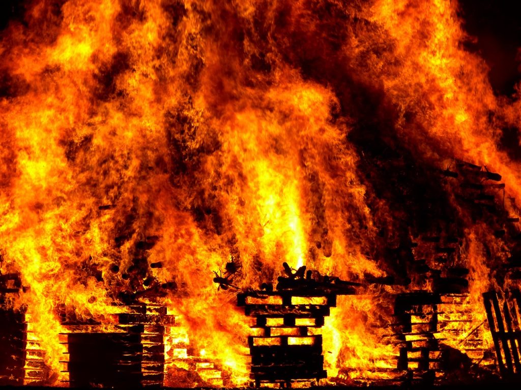 fire, burn, warm