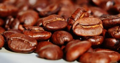 coffee beans, coffee, roasted