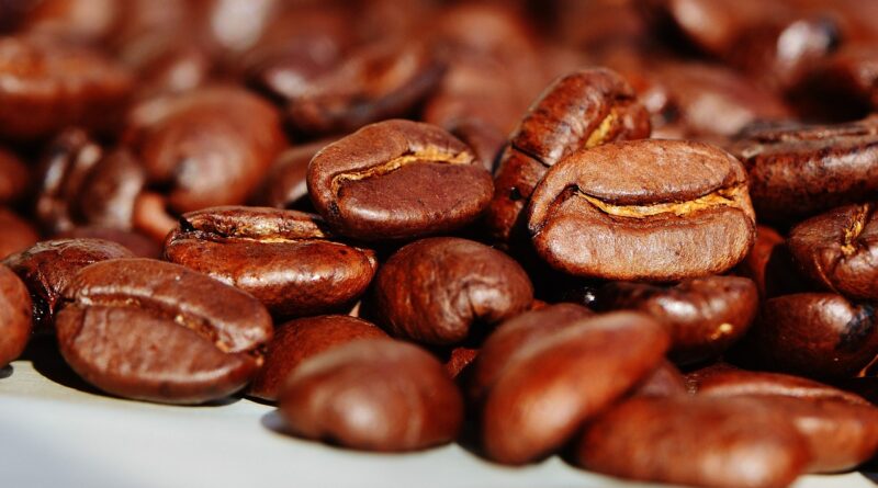 coffee beans, coffee, roasted