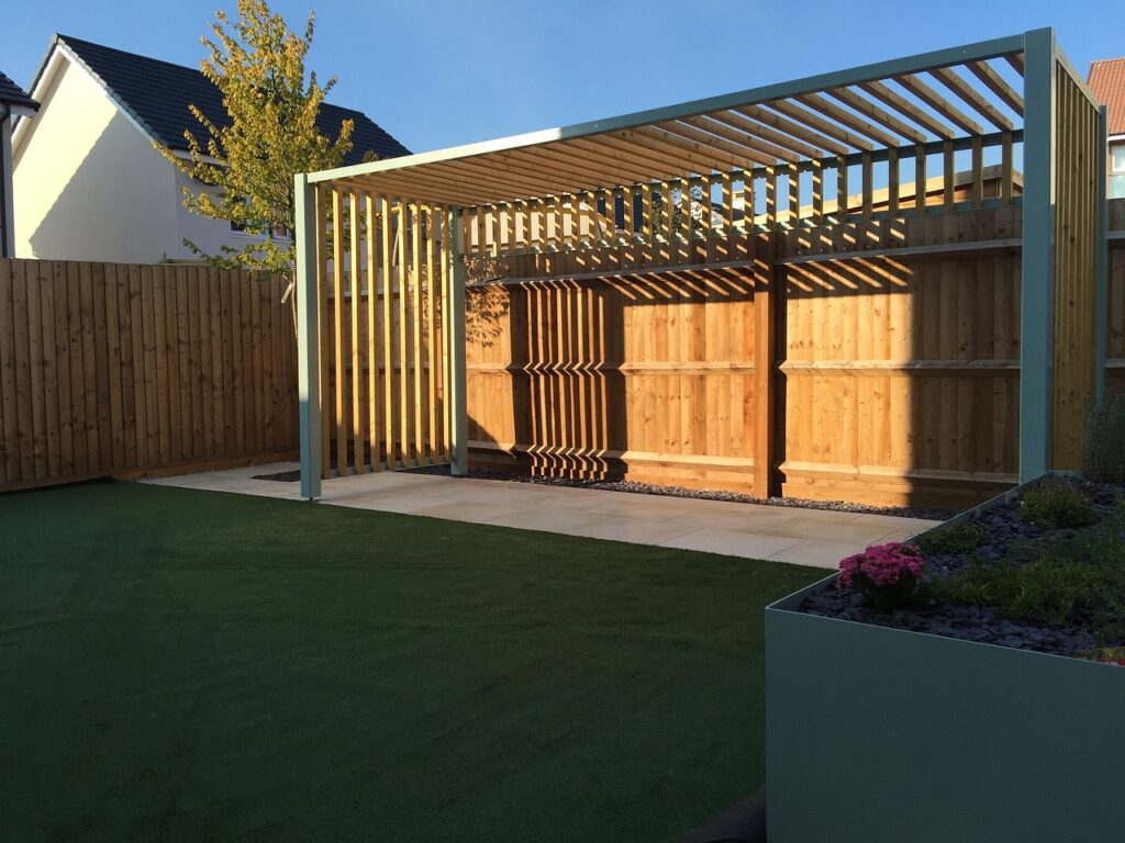 garden, pergola, patio