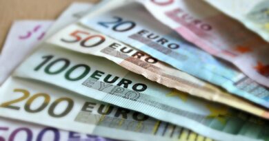 banknotes, euro, paper money