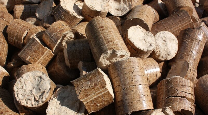 pellets, briquettes, wood