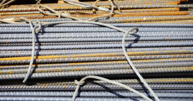 iron rods, reinforcing bars, construction
