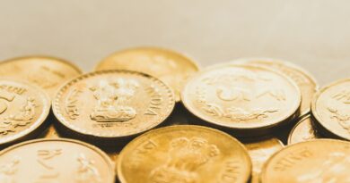 round gold-colored coin lot